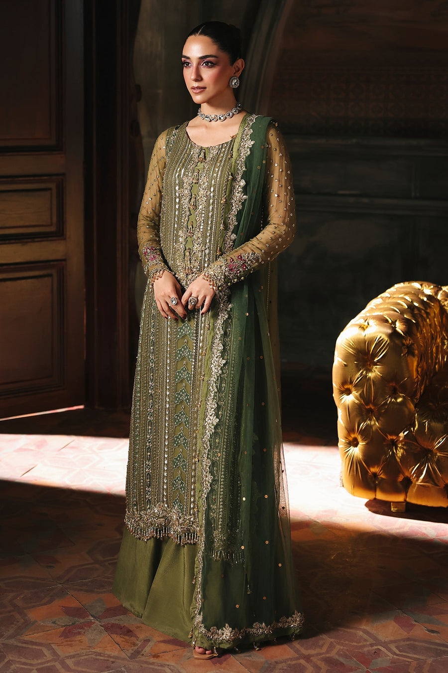 Charizma Dastan-e-Jashan Luxury Chiffon Unstitched 3Pc Suit DJW5-10
