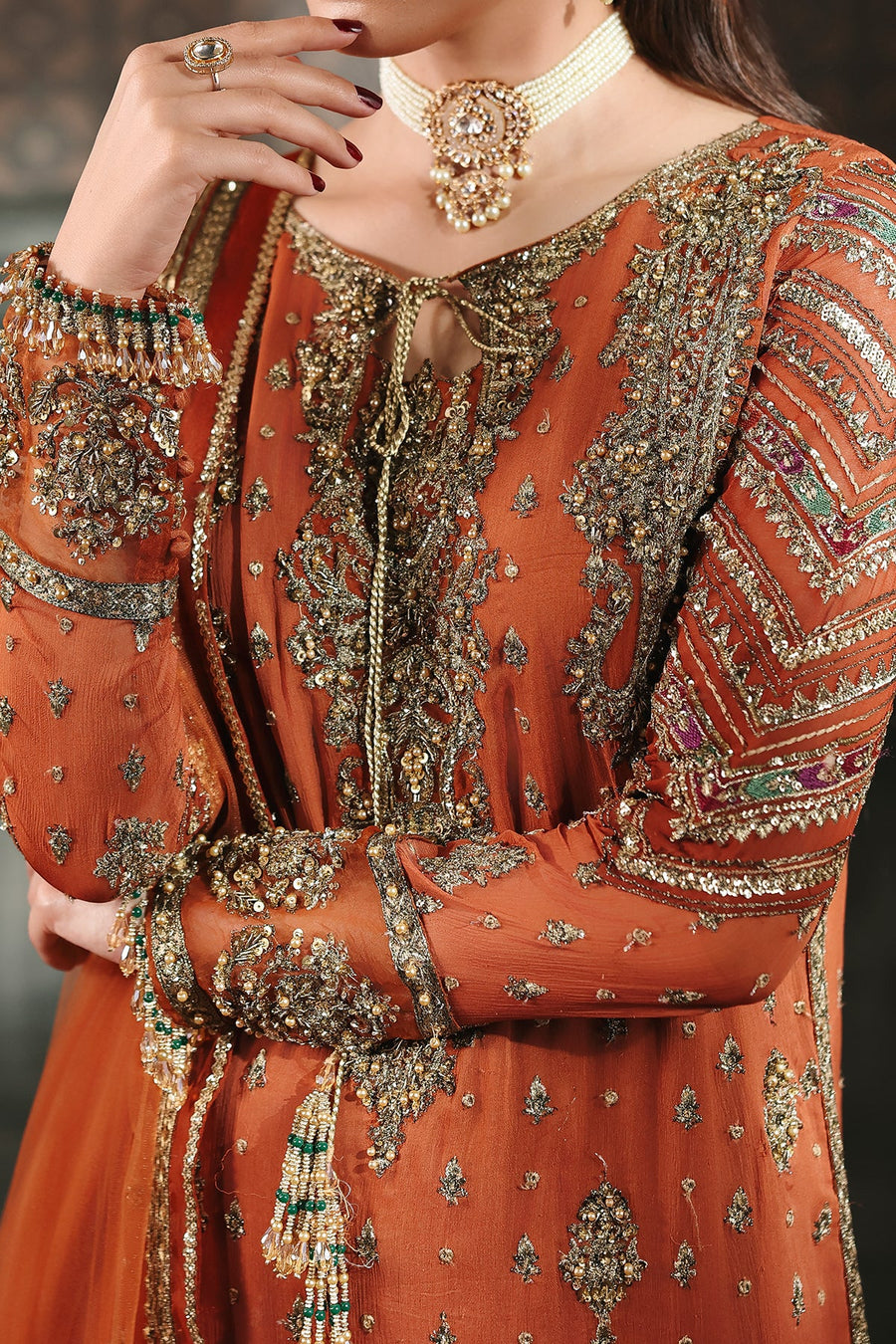 Charizma Dastan-e-Jashan Luxury Chiffon Unstitched 3Pc Suit DJW5-11
