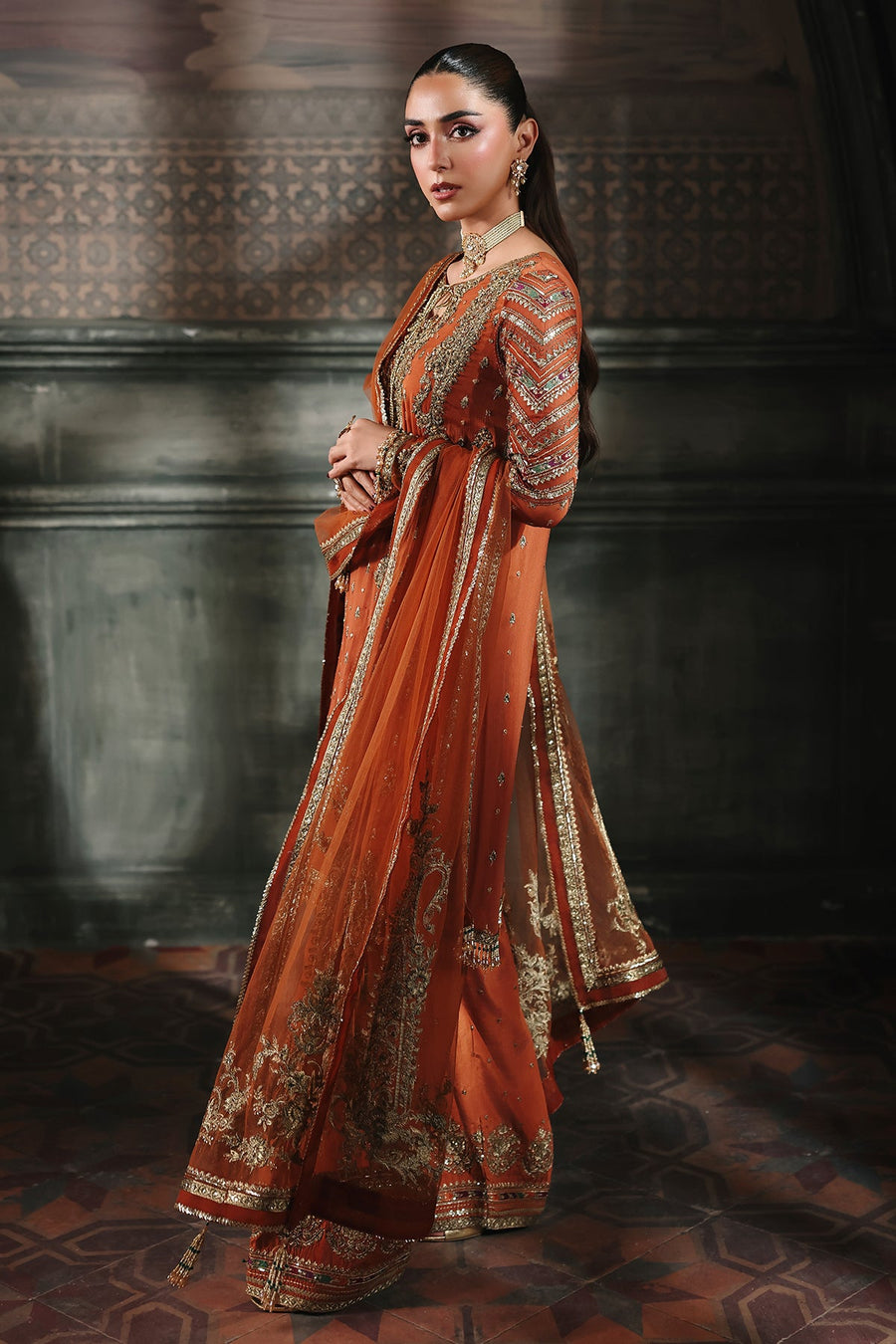 Charizma Dastan-e-Jashan Luxury Chiffon Unstitched 3Pc Suit DJW5-11
