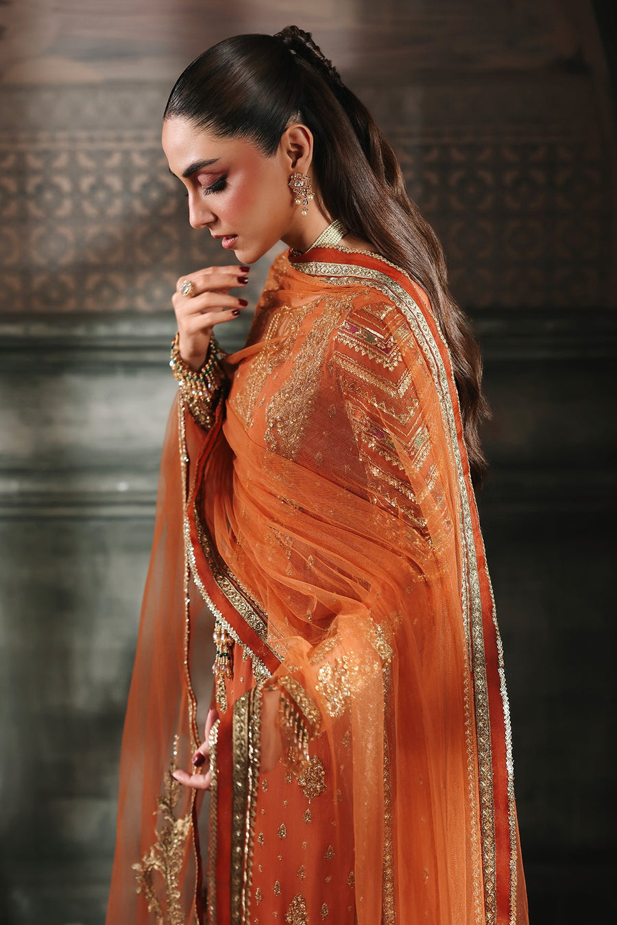 Charizma Dastan-e-Jashan Luxury Chiffon Unstitched 3Pc Suit DJW5-11