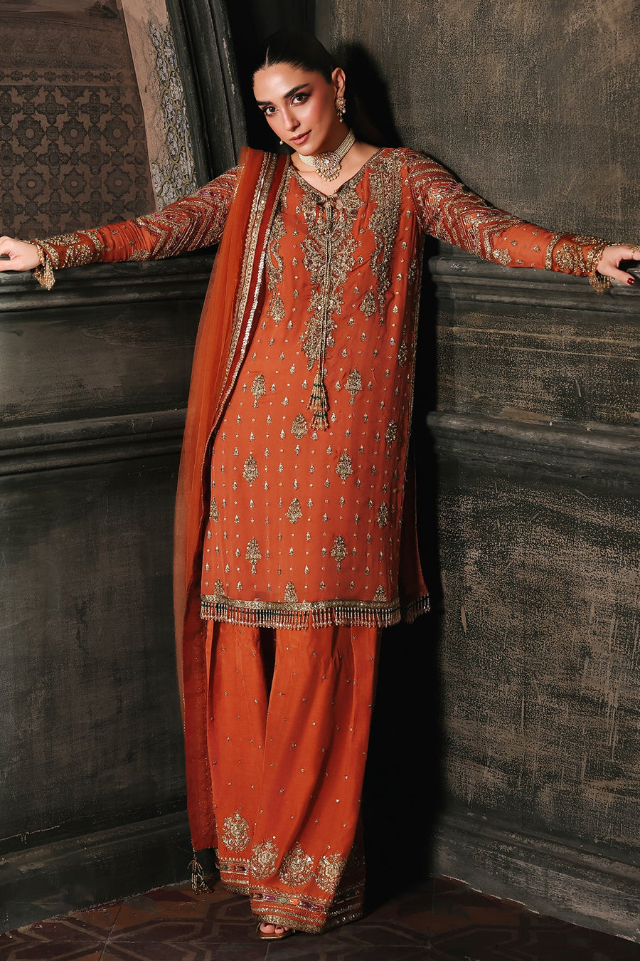 Charizma Dastan-e-Jashan Luxury Chiffon Unstitched 3Pc Suit DJW5-11