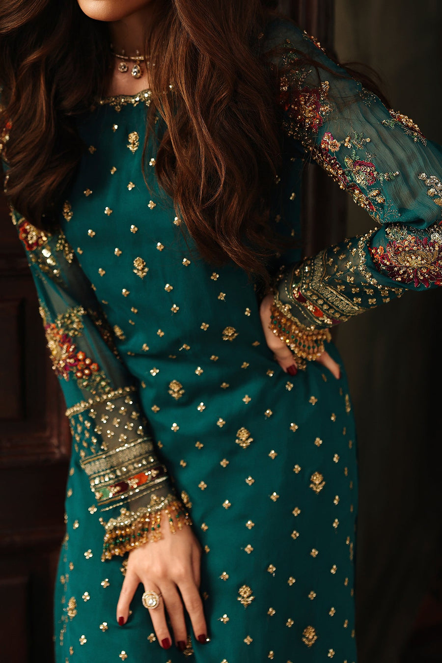 Charizma Dastan-e-Jashan Luxury Chiffon Unstitched 3Pc Suit DJW5-12