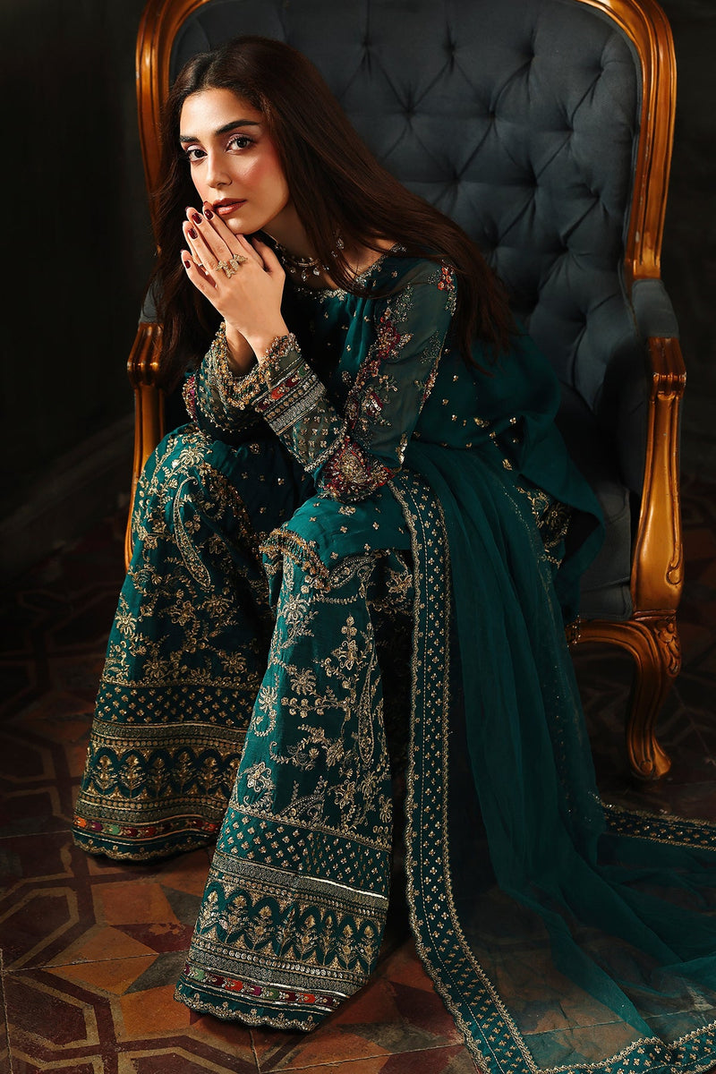 Charizma Dastan-e-Jashan Luxury Chiffon Unstitched 3Pc Suit DJW5-12