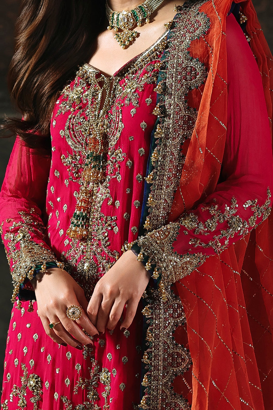 Charizma Dastan-e-Jashan Luxury Chiffon Unstitched 3Pc Suit DJW5-13