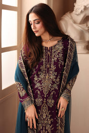 Charizma Dastan-e-Jashan Luxury Chiffon Unstitched 3Pc Suit DJW6-01