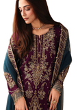 Charizma Dastan-e-Jashan Luxury Chiffon Unstitched 3Pc Suit DJW6-01
