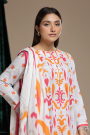 Ittehad Textiles Printed Khaddar Unstitched 3Pc Suit DP-KHJ-010