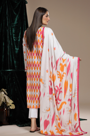 Ittehad Textiles Printed Khaddar Unstitched 3Pc Suit DP-KHJ-010