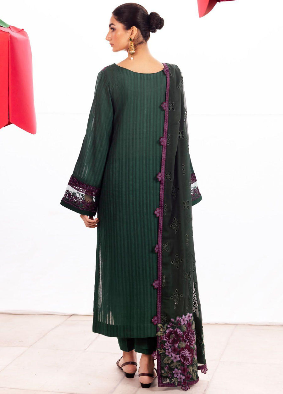 Iznik Dahlia Embroidered Luxury Lawn Unstitched 3Pc Suit DL-02 WHIMSY