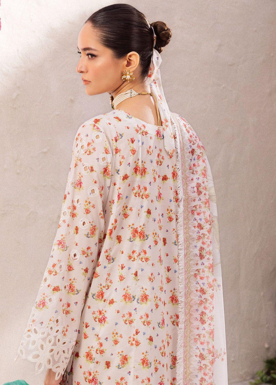 Iznik Dahlia Embroidered Luxury Lawn Unstitched 3Pc Suit DL-05 SPLENDOUR