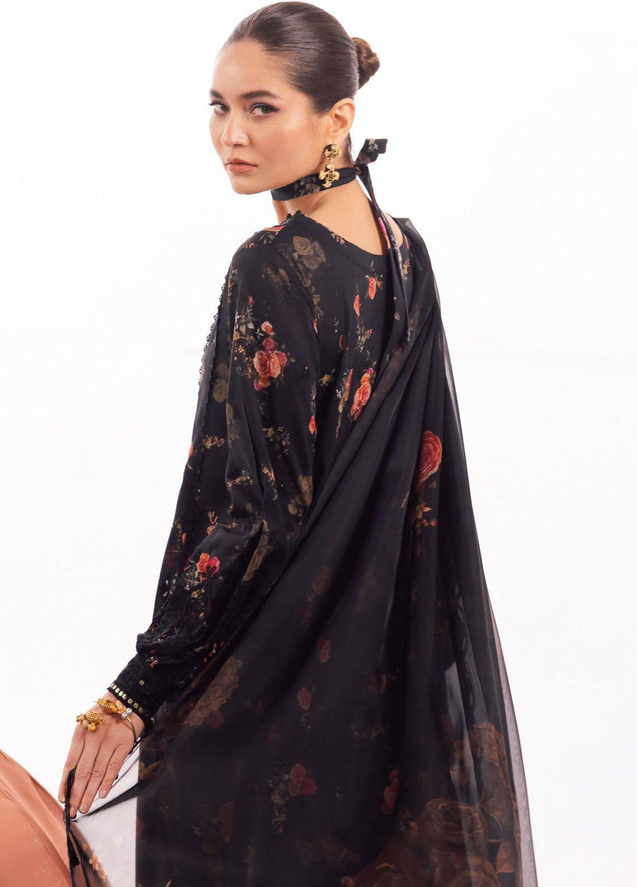 Iznik Dahlia Embroidered Luxury Lawn Unstitched 3Pc Suit DL-08 ENCHANT