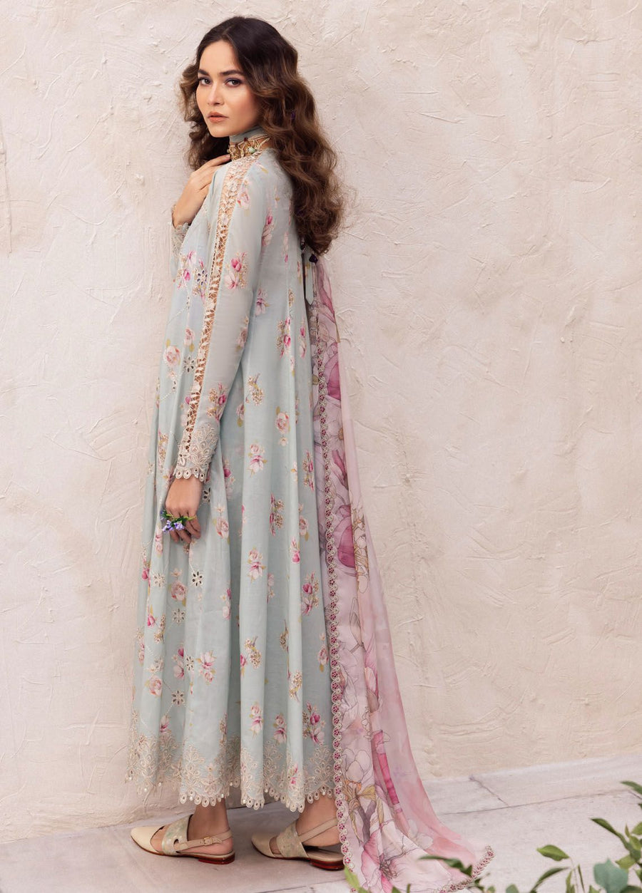 Iznik Dahlia Embroidered Luxury Lawn Unstitched 3Pc Suit DL-10 MIRAGE