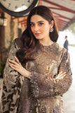 Maria.B Winter Luxe Embroidered Palachi Unstitched 3Pc Suit DL-1201