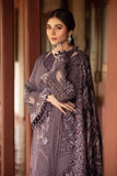 Maria.B Winter Luxe Embroidered Linen Unstitched 3Pc Suit DL-1202