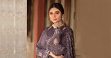 Maria.B Winter Luxe Embroidered Linen Unstitched 3Pc Suit DL-1202