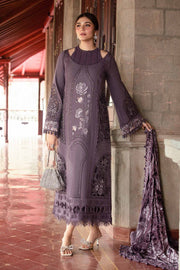 Maria.B Winter Luxe Embroidered Linen Unstitched 3Pc Suit DL-1202