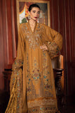 Maria.B Winter Luxe Embroidered Twill Linen Unstitched 3Pc Suit DL-1207