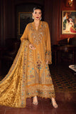 Maria.B Winter Luxe Embroidered Twill Linen Unstitched 3Pc Suit DL-1207