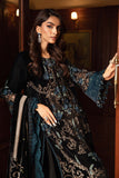 Maria.B Winter Luxe Embroidered Velvet Unstitched 3Pc Suit DL-1208