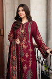 Maria.B Winter Luxe Embroidered Twill Linen Unstitched 3Pc Suit DL-1210