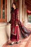 Maria.B Winter Luxe Embroidered Twill Linen Unstitched 3Pc Suit DL-1210