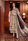 Maria.B Winter Luxe Embroidered Linen Unstitched 3Pc Suit DL-1211