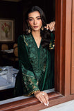 Maria.B Winter Luxe Embroidered Velvet Unstitched 3Pc Suit DL-1212