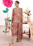 Iznik Dahlia Embroidered Luxury Lawn Unstitched 3Pc Suit DL-12 SAFFRON