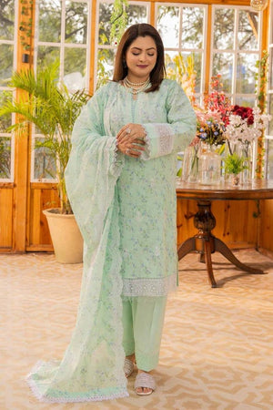 Gul Ahmed Mothers Embroidered Lawn Unstitched 3Pc Suit DN-42022