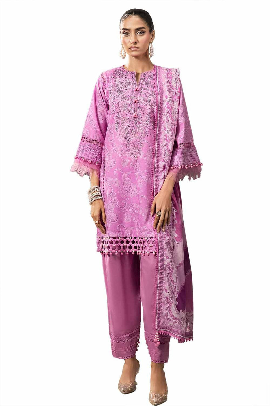 Gul Ahmed Printed Lawn Unstitched 3Pc Suit DN-42033