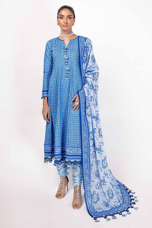 Gul Ahmed Printed Lawn Unstitched 3Pc Suit DN-42034