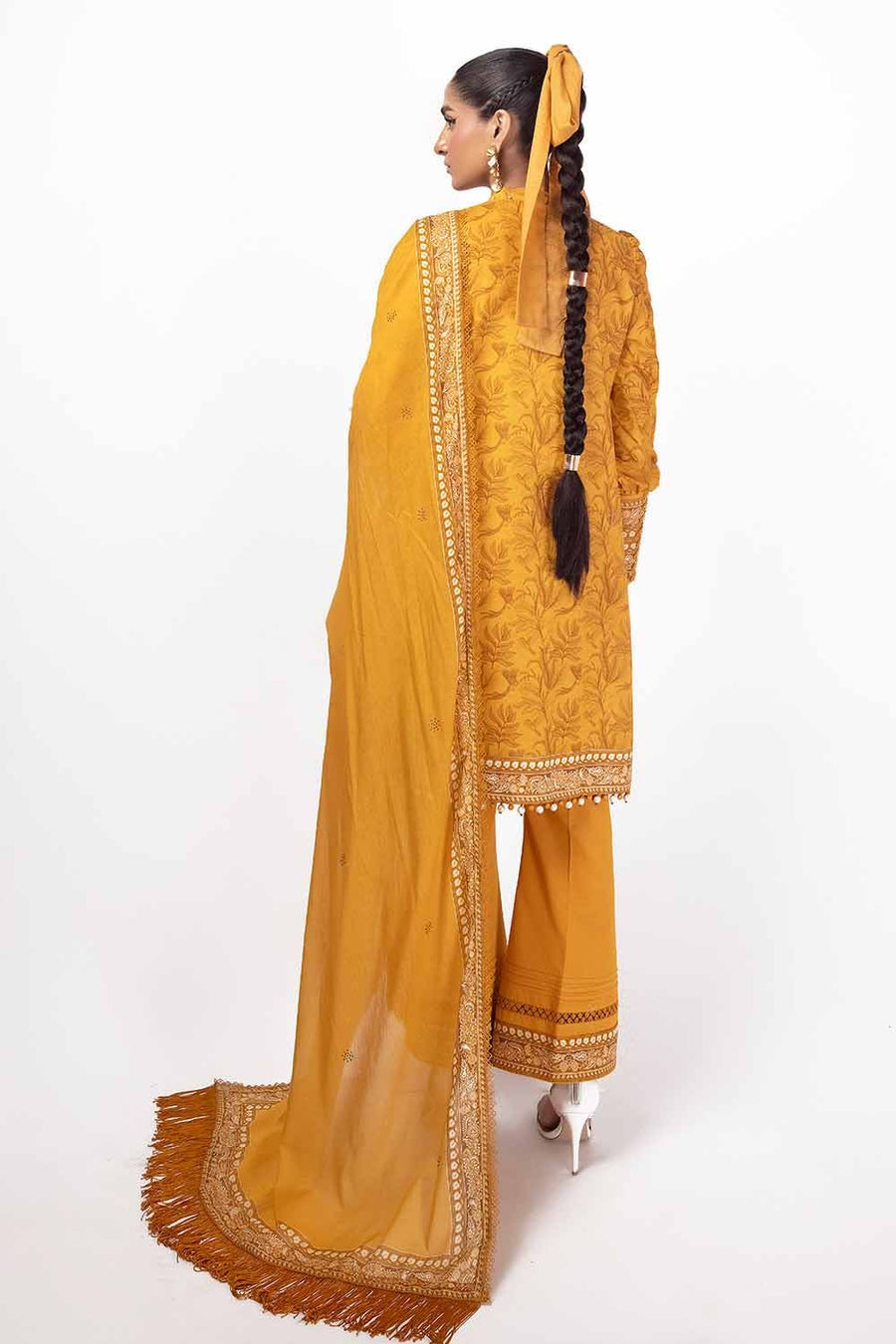 Gul Ahmed Printed Lawn Unstitched 3Pc Suit DN-42035