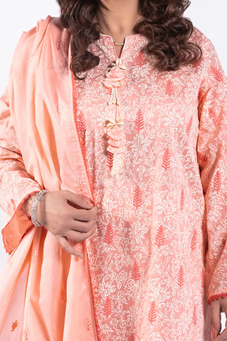 Gul Ahmed Tribute To Mother Unstitched Lawn 3Pc Suit DN-52002