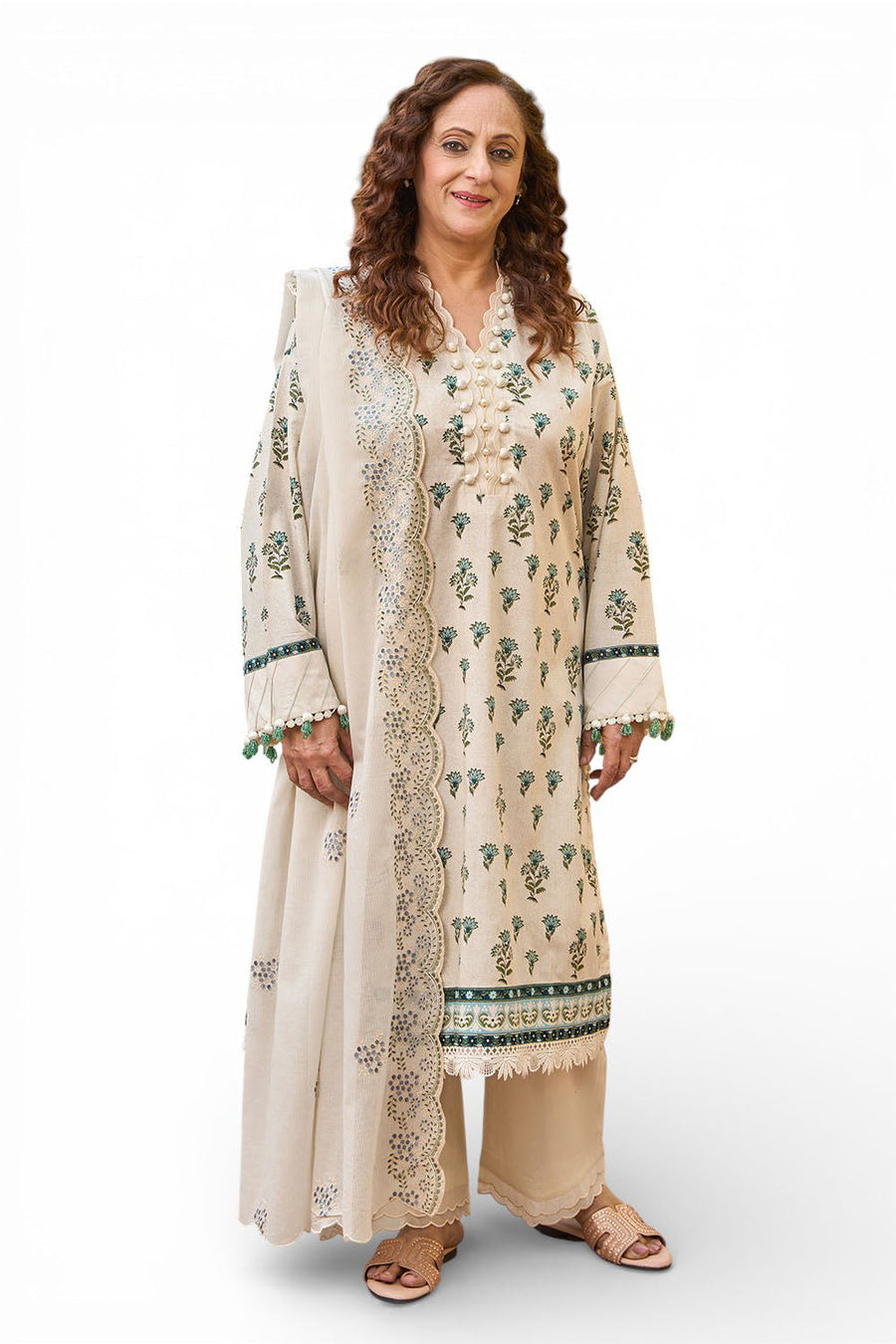 Gul Ahmed Tribute to Mothers Embroidered Lawn Unstitched 3Pc Suit DN-62006