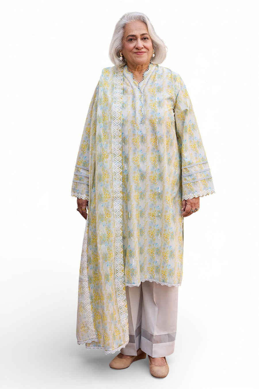 Gul Ahmed Tribute to Mothers Embroidered Lawn Unstitched 3Pc Suit DN-62017