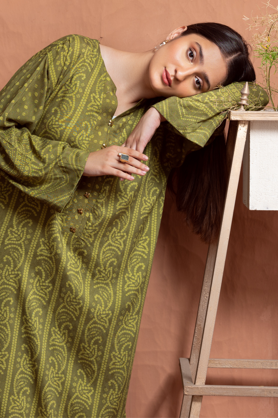 Ittehad Textiles Self Jacquard Unstitched Printed Shirt DP-LNJQ-004