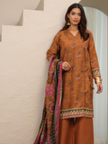Zeenia Raqs Vol-01 Digital Printed Khaddar Unstitched 3Pc Suit D-10