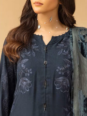 Dastaan by Riaz Arts Embroidered Leather Peach 3Pc Suit DS-22