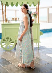 Kanwal Malik Mira Summer Lawn Unstitched Embroidered 3Pc Suit - Tiya