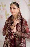 Zarif Shehnai Embroidered Luxury Chiffon Unstitched 3Pc Suit ZS-05 SHEESHAM