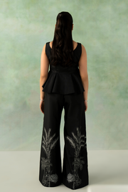 Zarposh Folds Ready to Wear Womens 2Piece Crepe Fabric Suit - LUMA