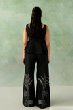 Zarposh Folds Ready to Wear Womens 2Piece Crepe Fabric Suit - LUMA