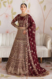 Zarif Shehnai Embroidered Luxury Chiffon Unstitched 3Pc Suit ZS-05 SHEESHAM