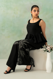 Zarposh Folds Ready to Wear Womens 2Piece Crepe Fabric Suit - LUMA