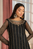 Zarif Heer Sequins Embroidered Net Unstitched 3Pc Suit Z-02 YASNA