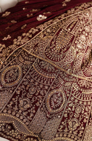 Zarif Shehnai Embroidered Luxury Chiffon Unstitched 3Pc Suit ZS-05 SHEESHAM