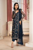 Zarif Nafees Sequins Embroidered Net Unstitched 3Pc Suit ZNAF - 02 SELIN