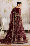 Zarif Shehnai Embroidered Luxury Chiffon Unstitched 3Pc Suit ZS-05 SHEESHAM