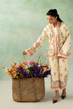 Zarposh Folds Ready to Wear Womens 2Piece Crepe Fabric Suit - ELIA