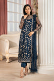 Zarif Nafees Sequins Embroidered Net Unstitched 3Pc Suit ZNAF - 02 SELIN